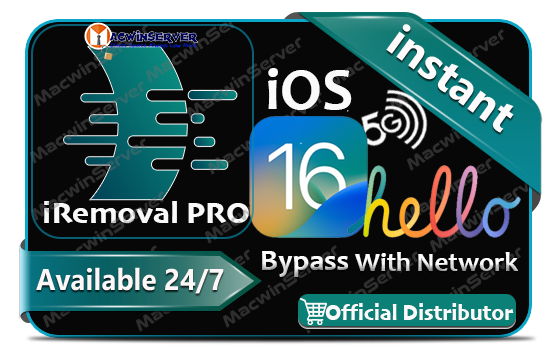 iRemoval PRO Hello iCloud Full Bypass iOS 16 With Network